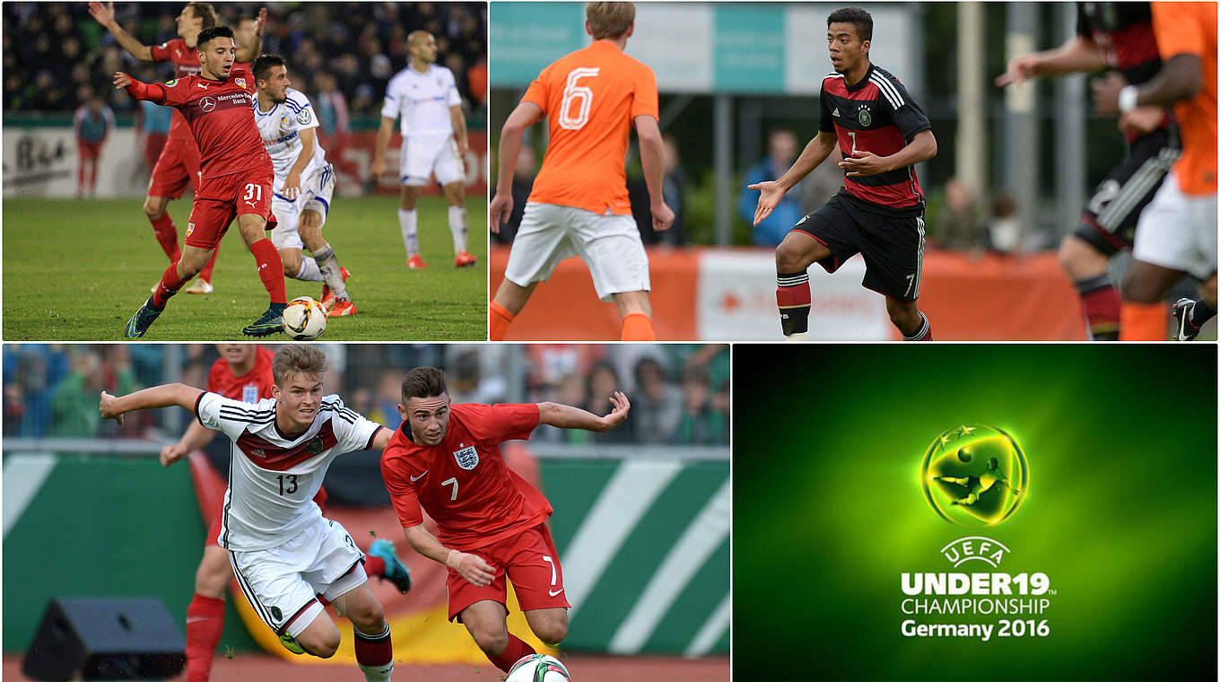 Drei der "Aufgehenden Sterne" in der Bundesliga: Ferati, Henrichs und Mittelstädt © GettyImages/DFB