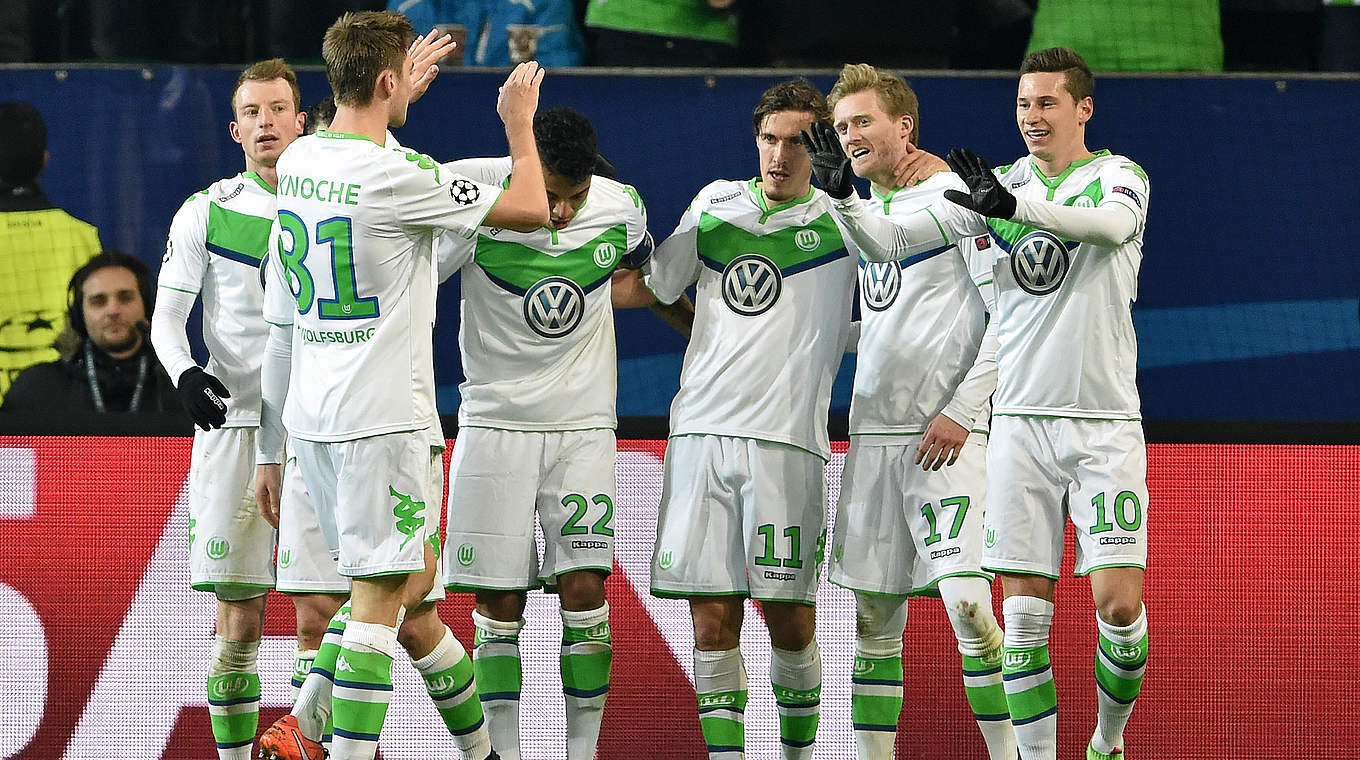 Historischer Erfolg: der VfL Wolfsburg steht erstmals im Viertelfinale © 2016 Getty Images