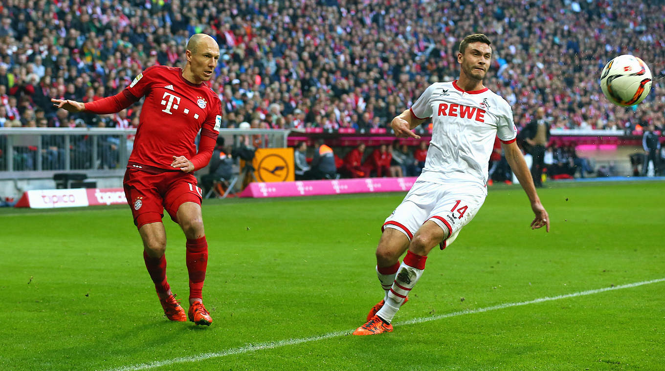 Hector (r.) über Kölns Vorteil gegen Bayern: "Wir haben die Fans im Rücken" © 2015 Getty Images