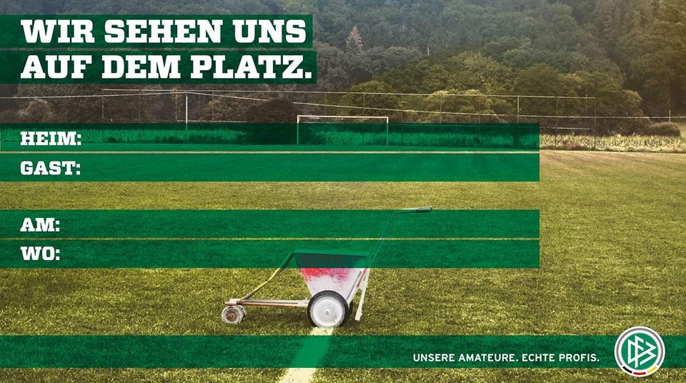 Individuelles Spielplakat Entwerfen Dfb Deutscher Fussball Bund E V