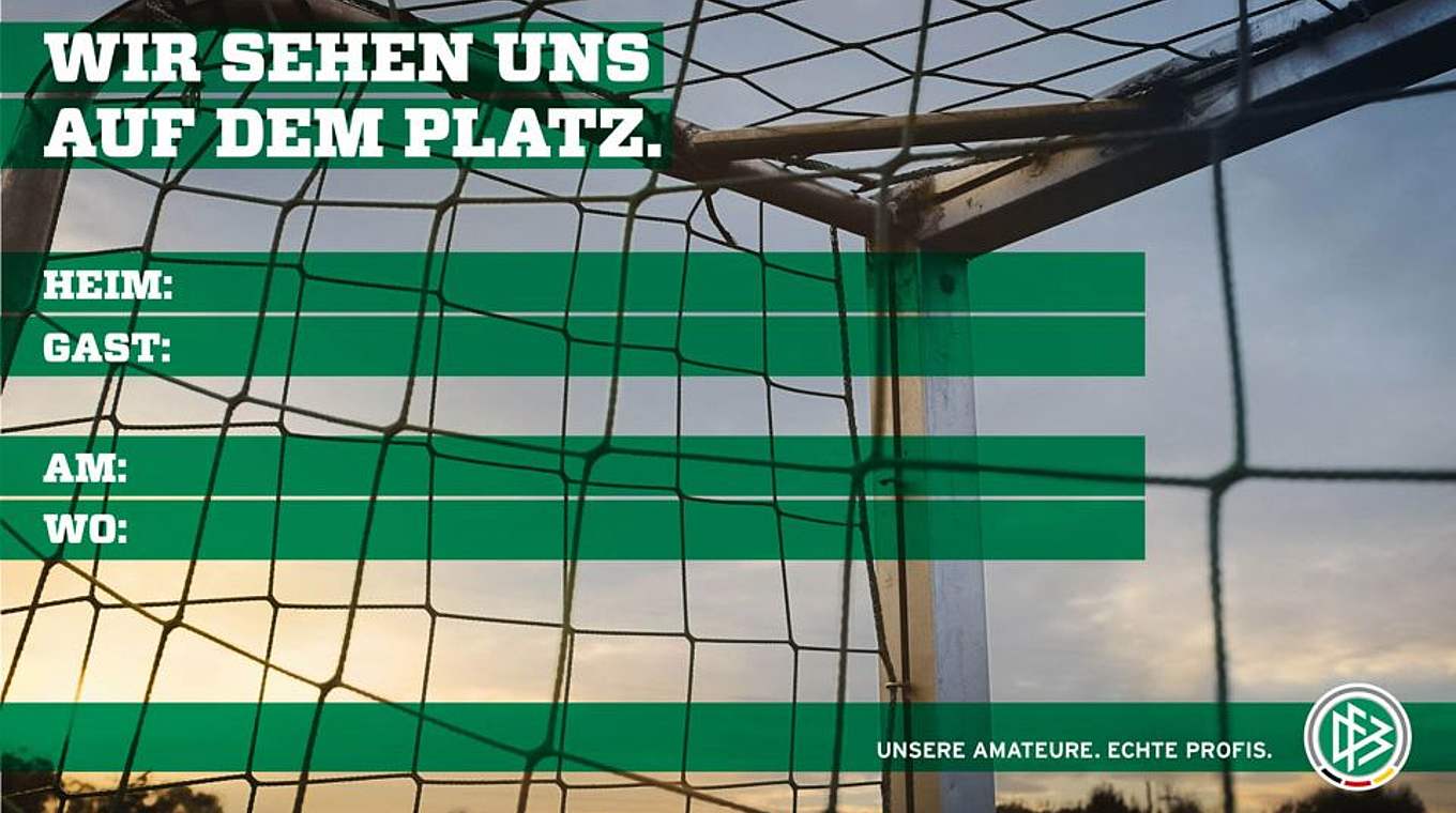 Individuelles Spielplakat Entwerfen Dfb Deutscher Fussball Bund E V