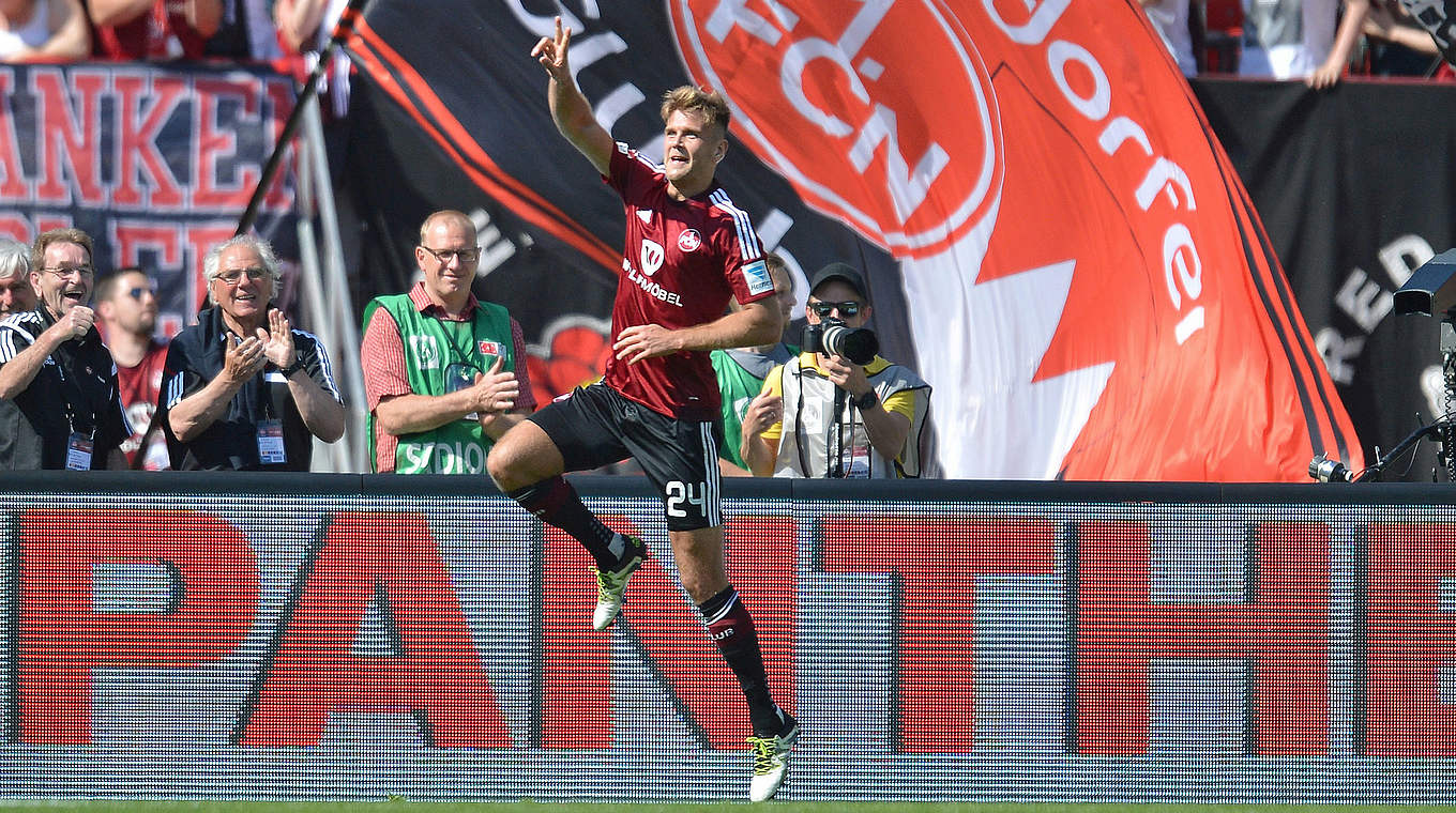 Der torgefährlichste Nürnberger: Niclas Füllkrug mit 14 Volltreffern in der 2. Bundesliga © 2016 Getty Images