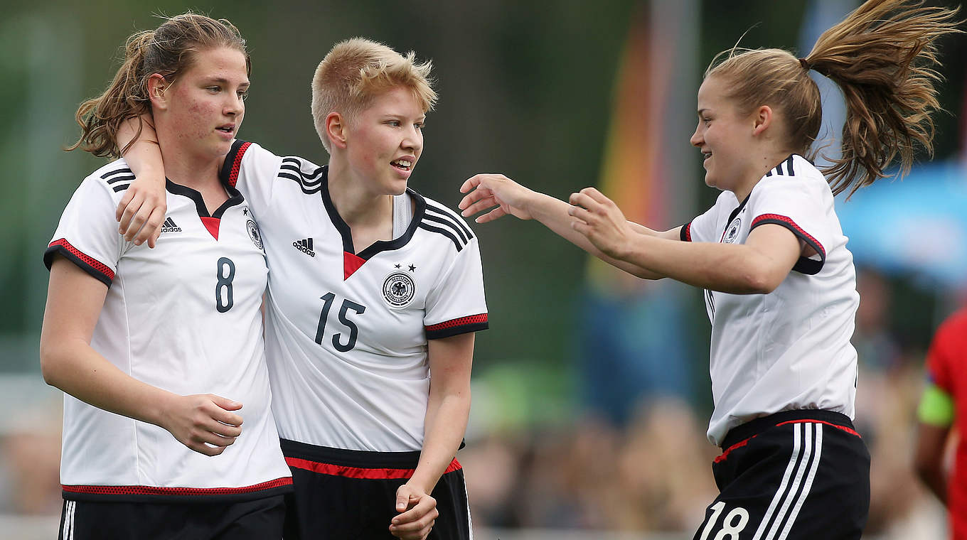 U 16Juniorinnen siegen gegen Österreich DFB Deutscher Fußball