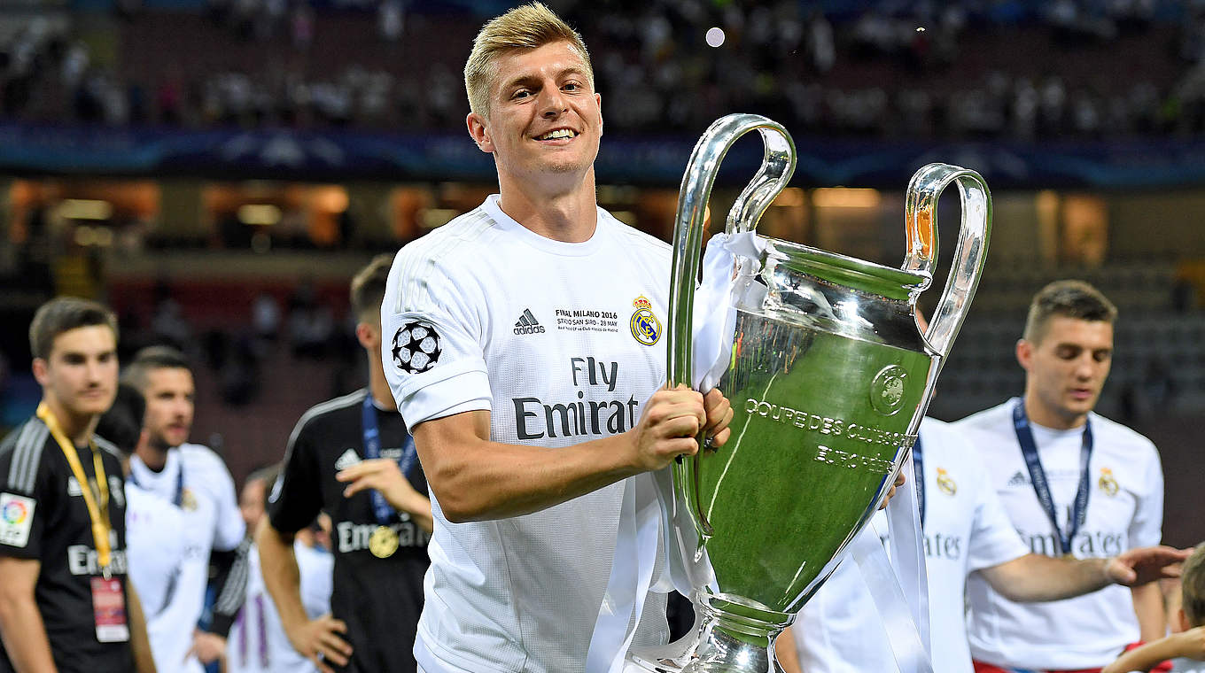 Champions-League-Sieger Toni Kroos: "Ein solches Erfolgserlebnis ist doch immer gut" © 2016 Getty Images
