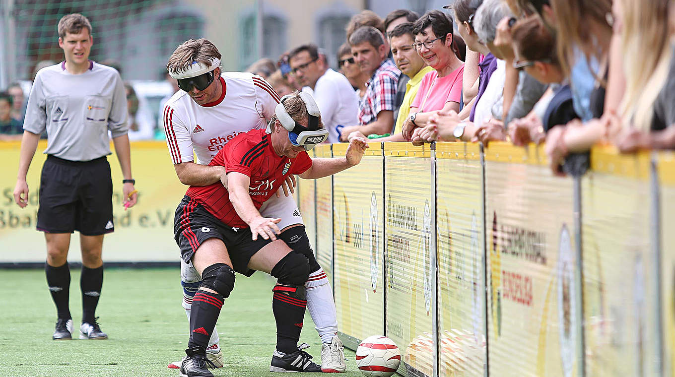 In Berlin: Spannende Blindenfußball-Partien erwarten die Zuschauer am Wochenende © Carsten Kobow