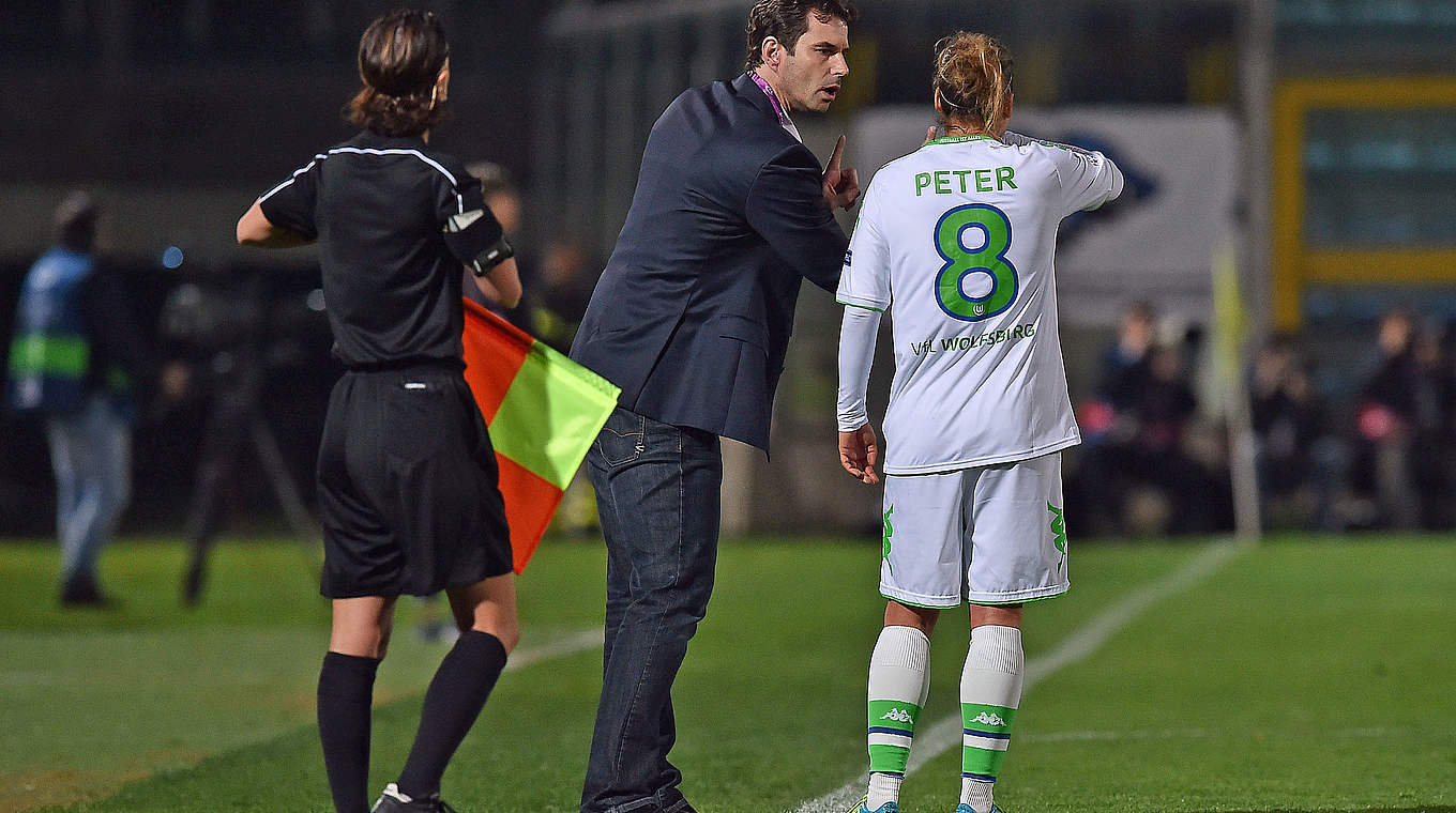 Peter mit Trainer Kellermann: "Wir wollen um die Deutsche Meisterschaft mitspielen" © Getty Images