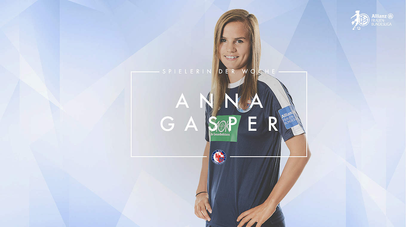 Anna Gasper ist 