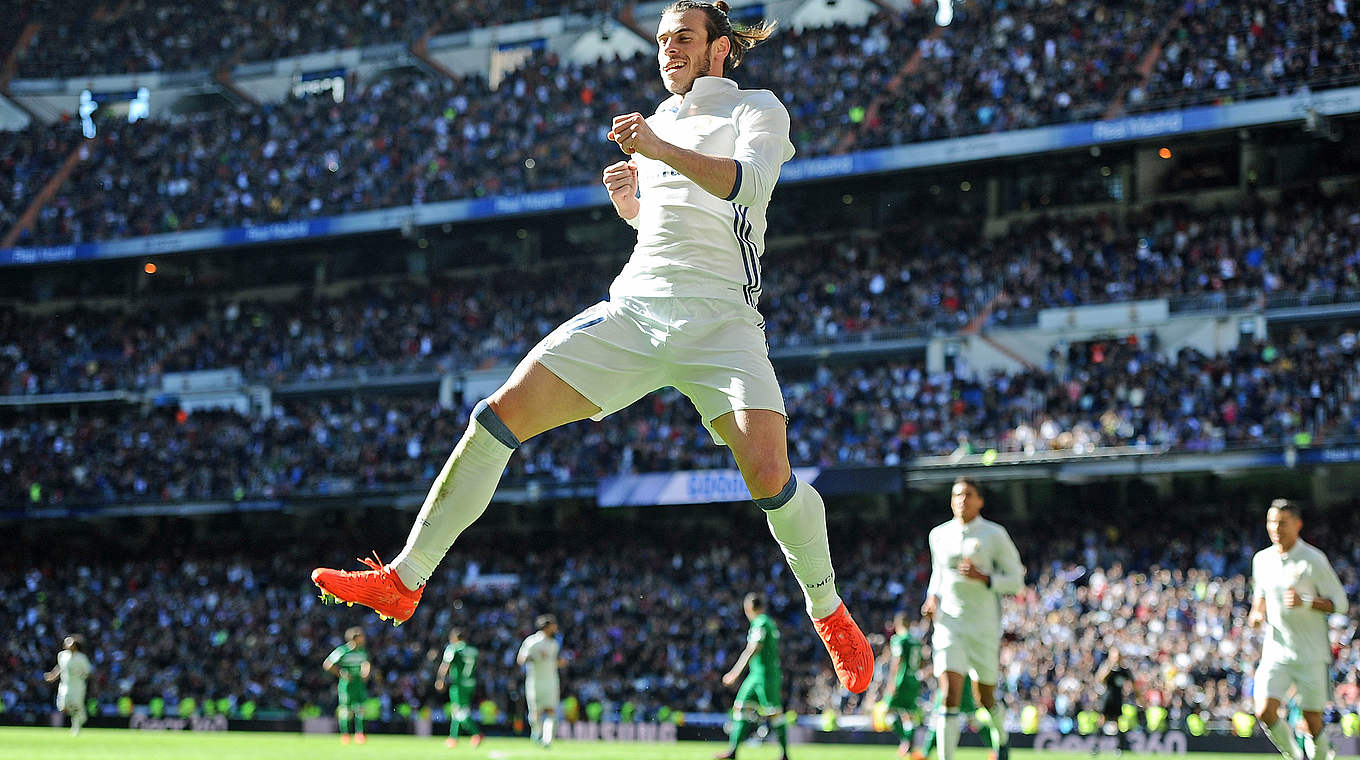 Doppeltorschütze gegen Leganés: Der Waliser Gareth Bale © 2016 Getty Images