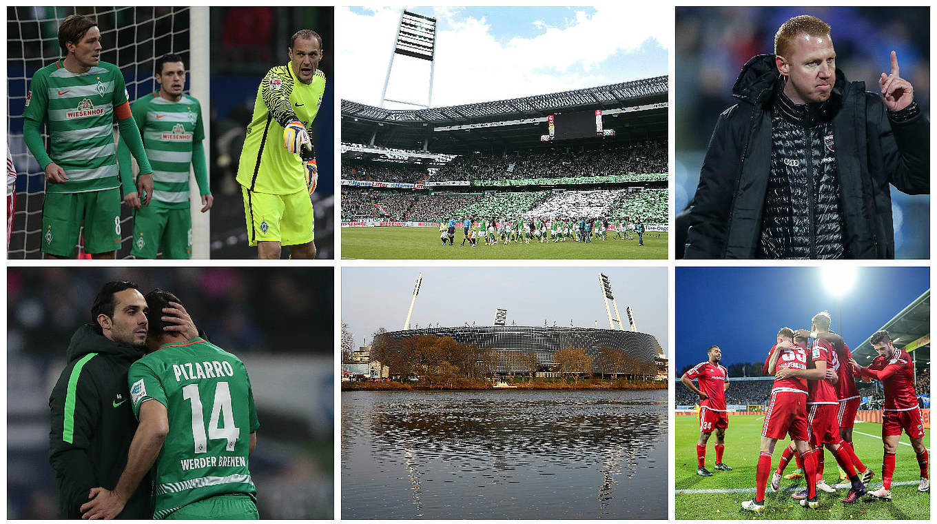 Duell um wichtige Punkte im Abstiegskampf: Werder Bremen empfängt den FC Ingolstadt © GettyImages/DFB