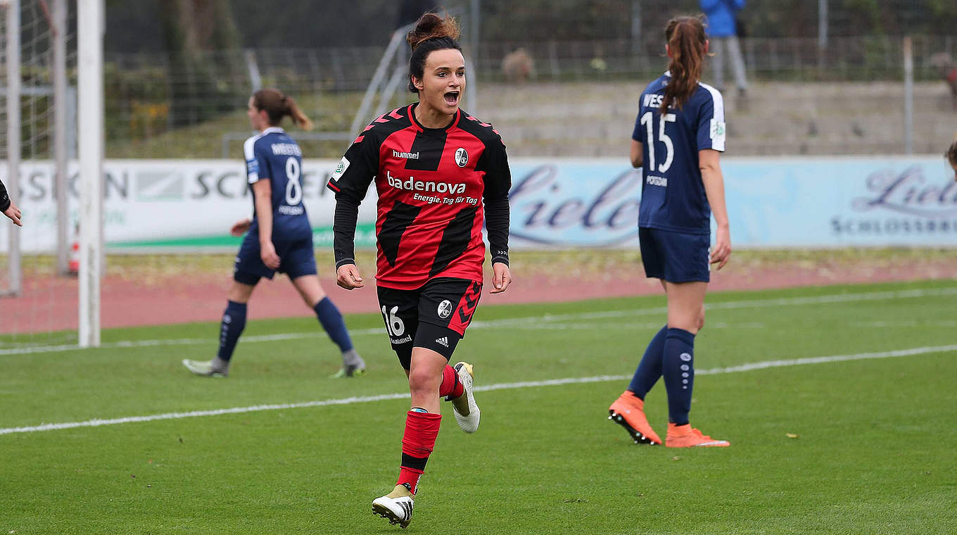 Nationalspielerin Lina Magull in Freiburg: "Die kommende Zeit wird sehr wertvoll sein" © imago/foto2press