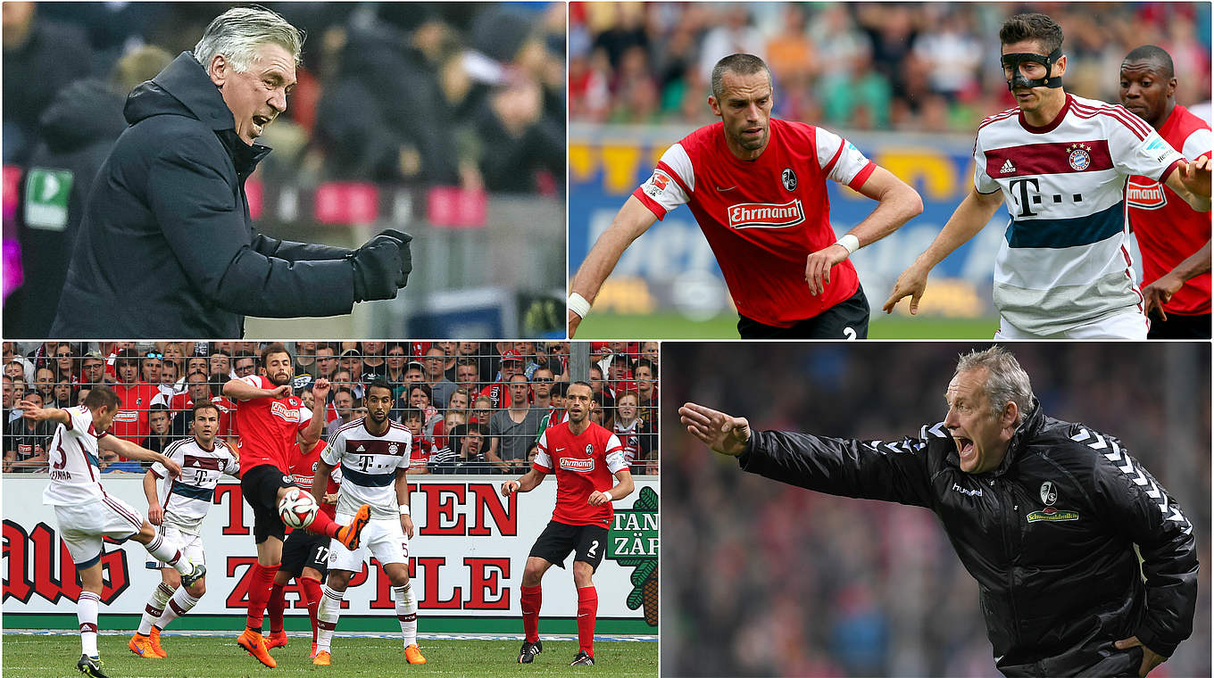 Bundesligaauftakt 2017 und Hinrundenabschluss: Freiburg empfängt Primus Bayern © Getty Images/Collage DFB