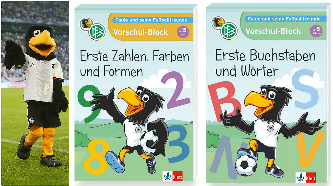 Mit Paule Buchstaben Und Zahlen Uben Dfb Deutscher Fussball Bund E V