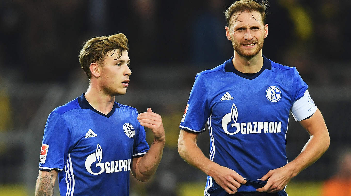 Nationalmannschaftskollegen bei Schalke 04: Max Meyer (l.) und Benedikt Höwedes © 2016 Getty Images