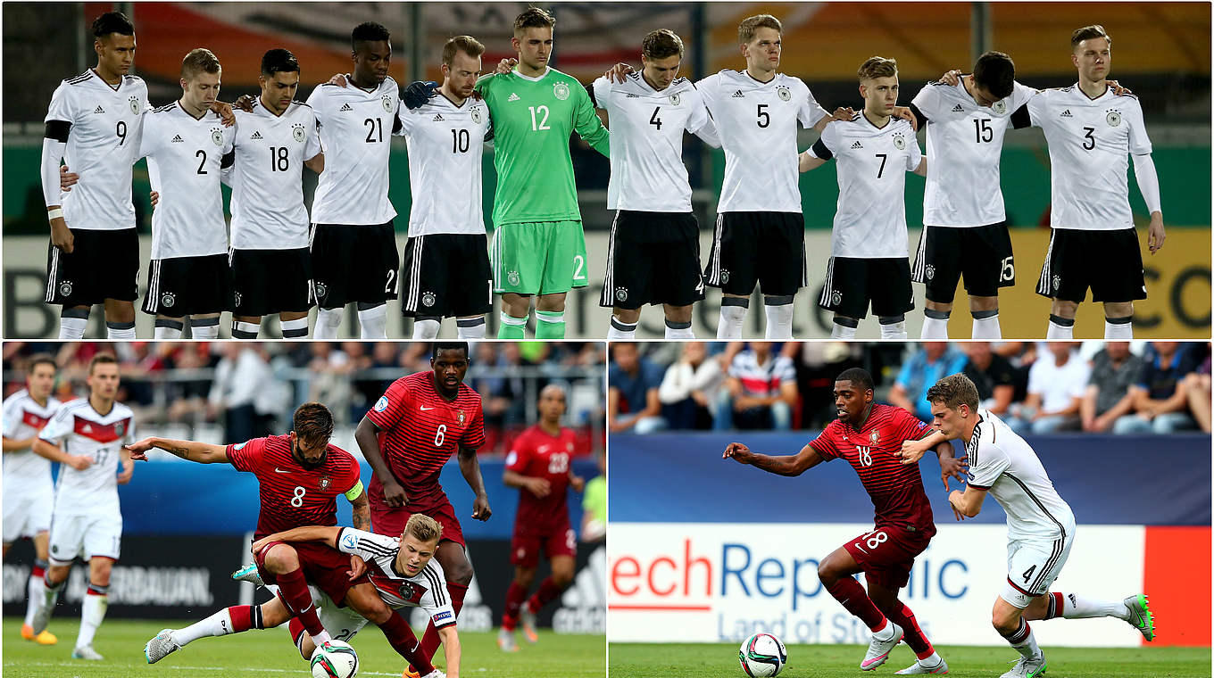 Vor dem zwölften Aufeinandertreffen: Deutschlands U 21 spielt gegen Portugal © Bilder Getty Images / Collage DFB