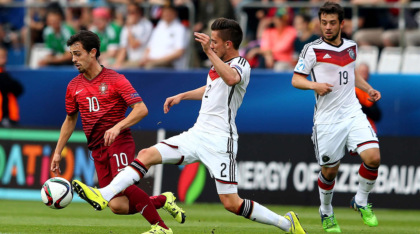 Bittere Niederlage: Im Halbfinale der U 21-EM 2015 unterliegt Deutschland 0:5 © 2015 Getty Images