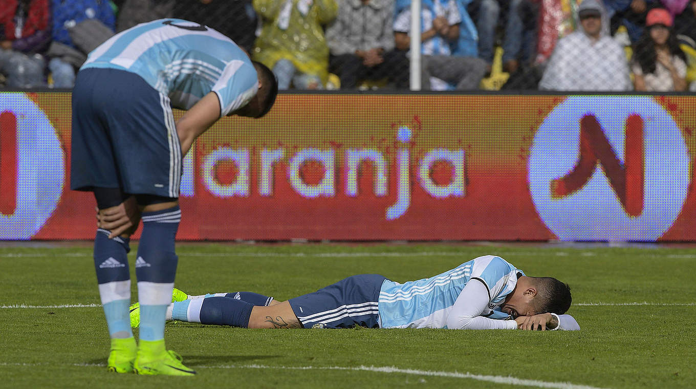 Enttäuschung bei Argentinien: Nach dem 0:2 in Bolivien nur Fünfter der Eliminatorias © Getty Images