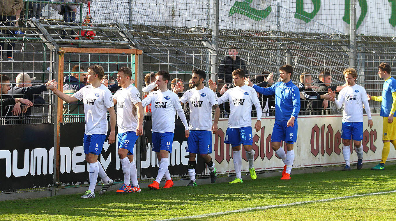 VfB Oldenburg siegt nach Doppelschlag DFB Deutscher FußballBund e.V. VfB Oldenburg siegt nach Doppelschlag DFB Deutscher FußballBund e.V.