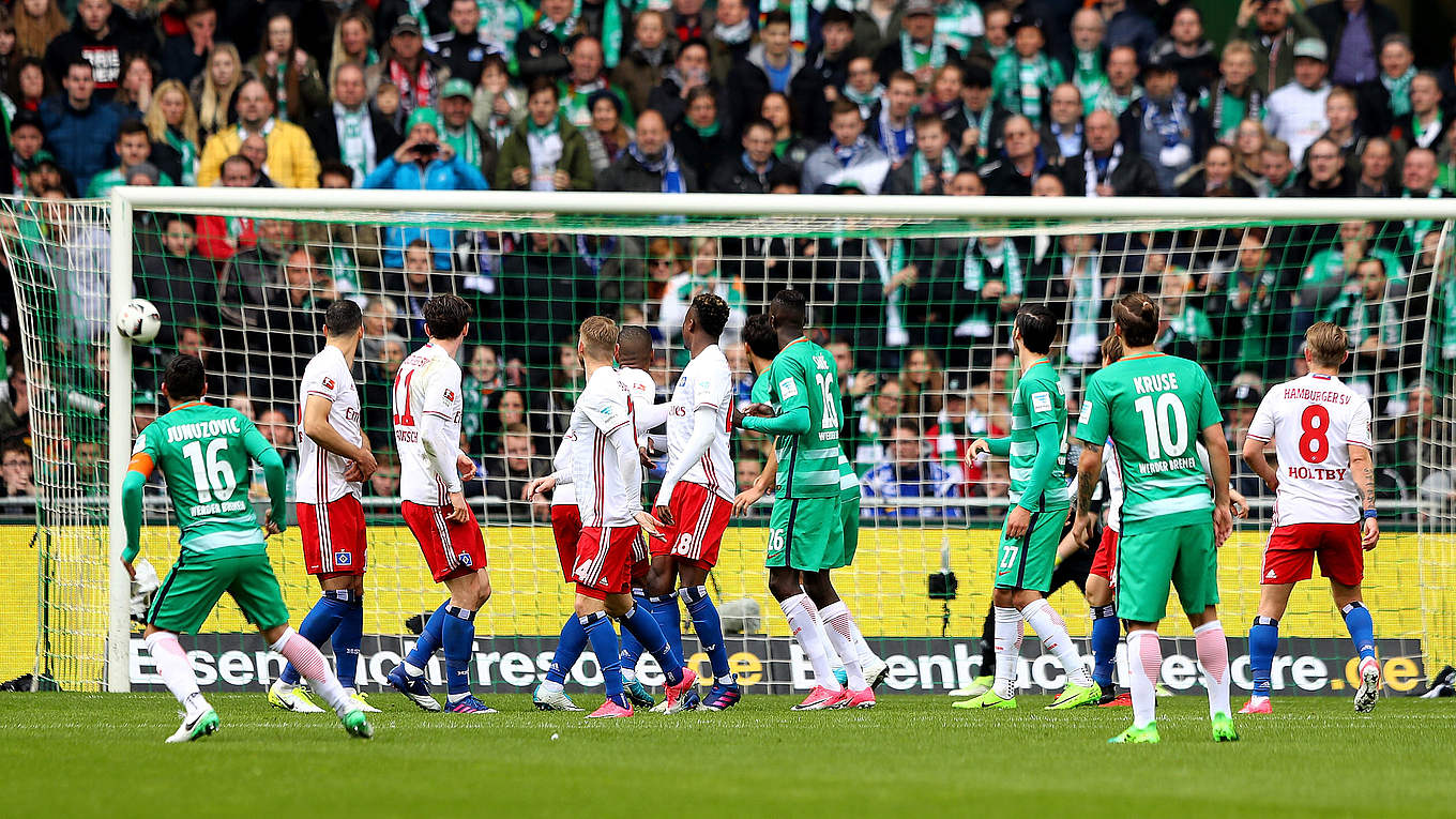 Werder gewinnt rassiges Nordderby DFB Deutscher