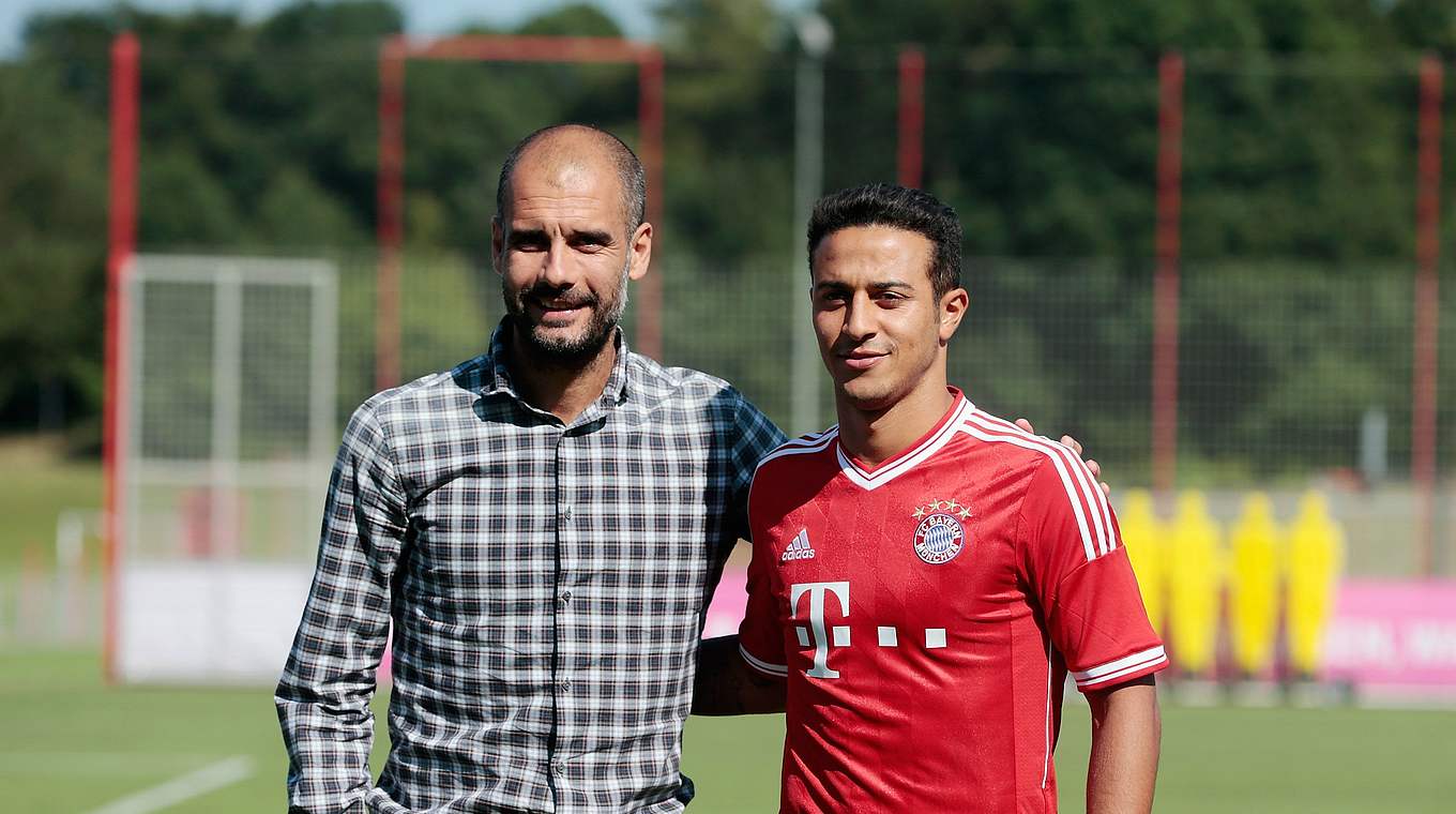 FC Bayern Muenchen Presents Thiago Alcantara © Getty Images