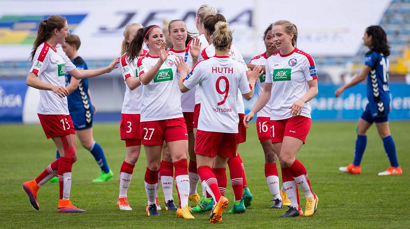 Fußball, Allianz Frauen-Bundesliga, FF USV Jena - 1. FFC Turbine Potsdam © Jan Kuppert
