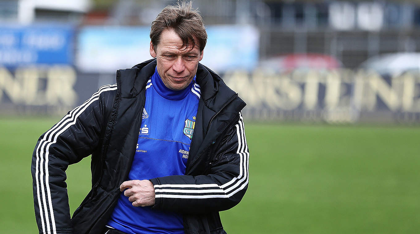 Verlässt den Chemnitzer FC zum Saisonende: Cheftrainer Sven Köhler © 2017 Getty Images