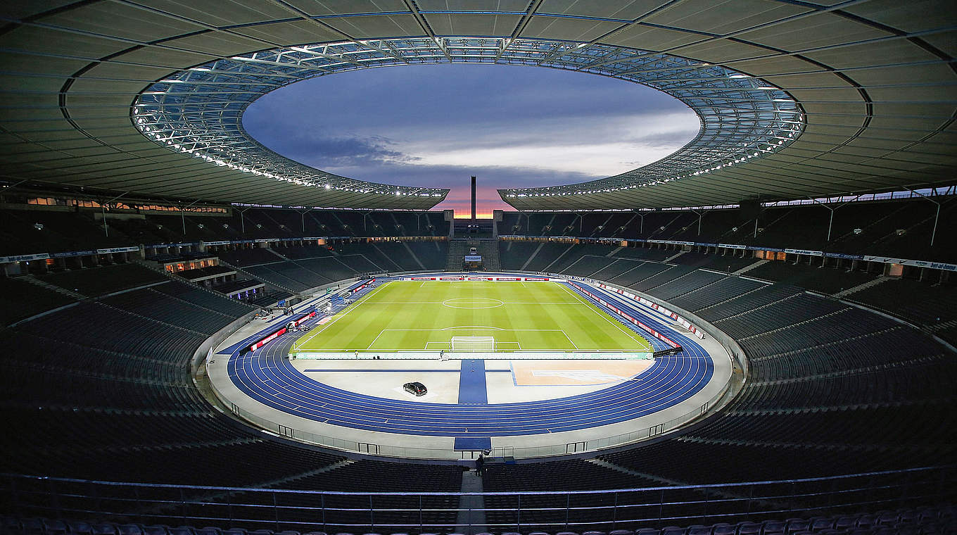 Zum 33. Mal in Folge Austragungsort des Pokalfinales: Das Olympiastadion Berlin © 2016 Getty Images