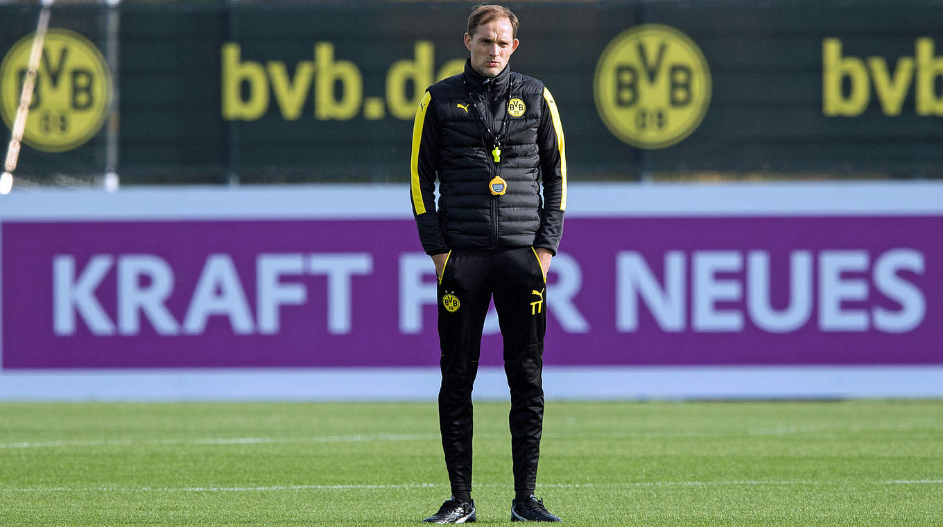 Verabschiedet sich mit dem Pokalsieg von Borussia Dortmund: Trainer Thomas Tuchel © 2016 Getty Images