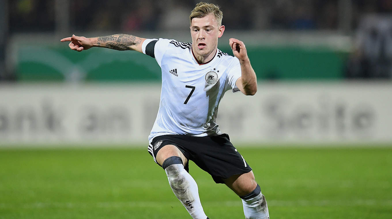 Der Erfahrenste im DFB-Team: Max Meyer mit 19 Einsätzen für die deutsche U 21 © 2017 Getty Images
