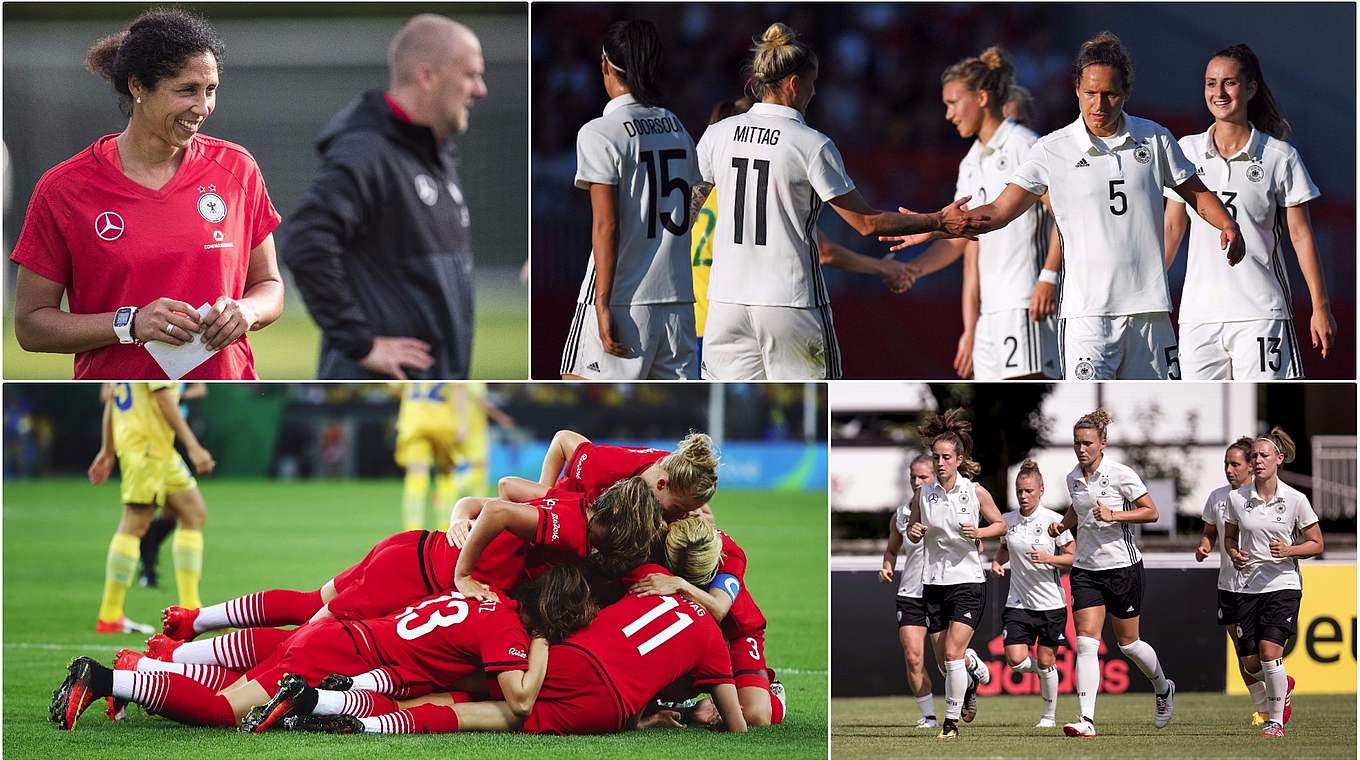 EM-Auftakt gegen Schweden: Deutschland ist zum zehnten Mal bei der Endrunde dabei © Getty Images/Collage DFB