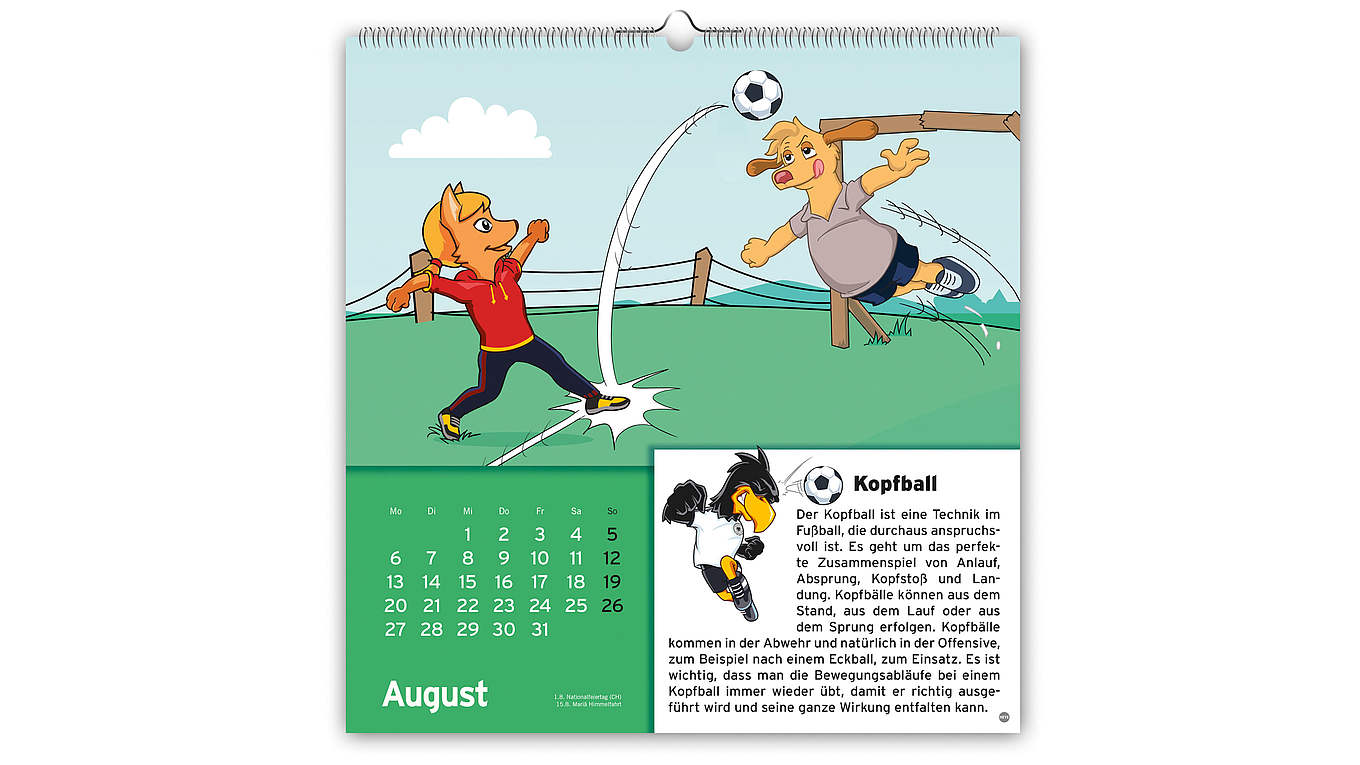 Kalender: "PAULE und seine Fußballfreunde" :: DFB - Deutscher Fußball 