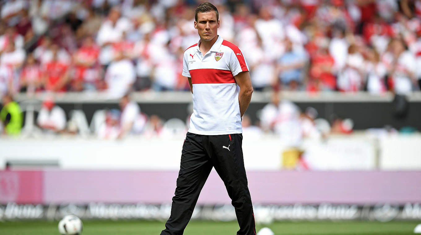 Verlängert beim VfB Stuttgart bis 2019: Trainer Hannes Wolf © 2017 Getty Images