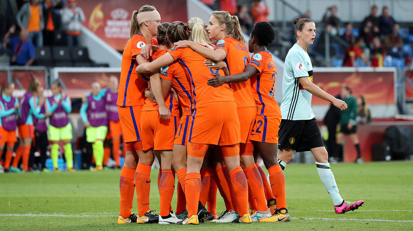 Der Gastgeber jubelt: die Niederlande steht nach drei Siegen im Viertelfinale © Jan Kuppert