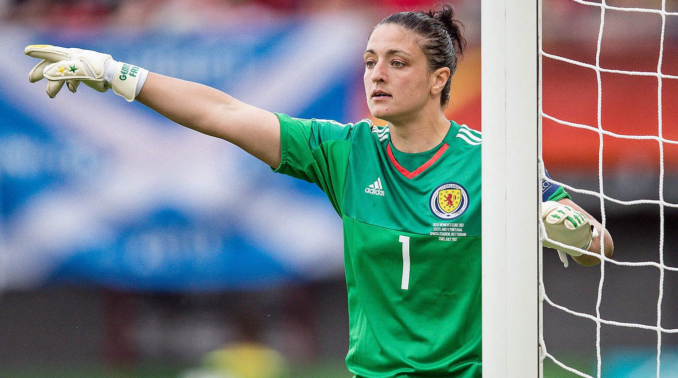 Steht gegen Spanien vor dem 203. Länderspiel: die Schottin Gemma Fay bei der EM © 2017 Getty Images