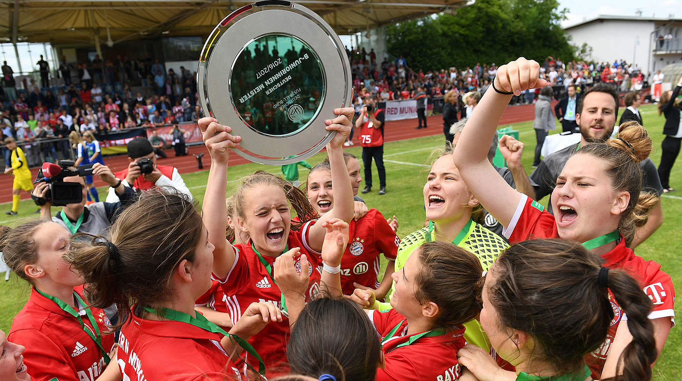 Startet in ihre sechste Spielzeit: die B-Juniorinnen-Bundesliga © 2017 Getty Images