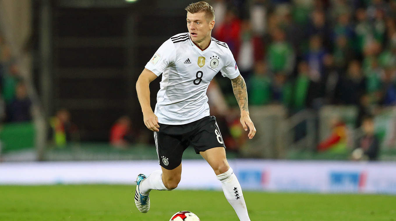 Toni Kroos has scored 12 goals in 79 games for Die Mannschaft © 2017 Getty Images