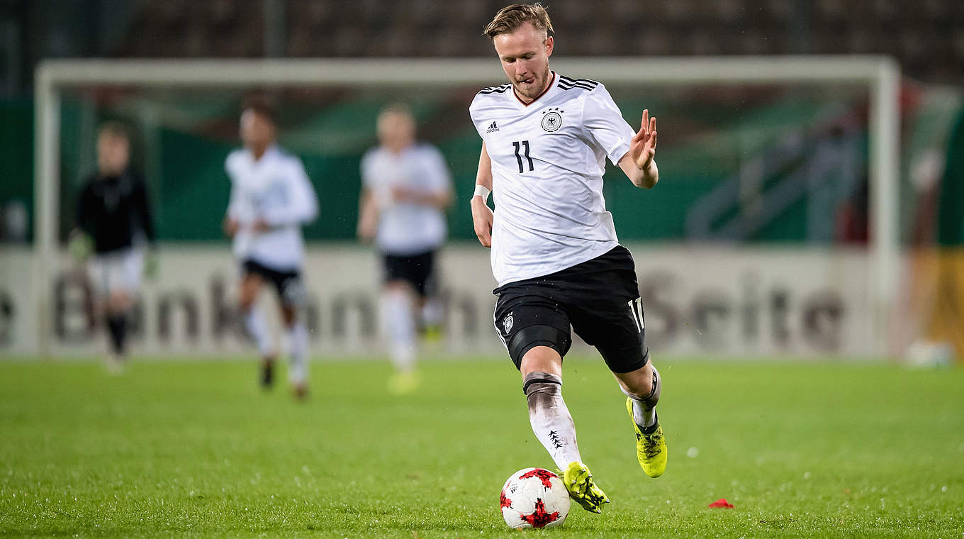 Geht von Nürnberg nach Schalke: U 21-Nationalspieler Cedric Teuchert © 2017 Getty Images