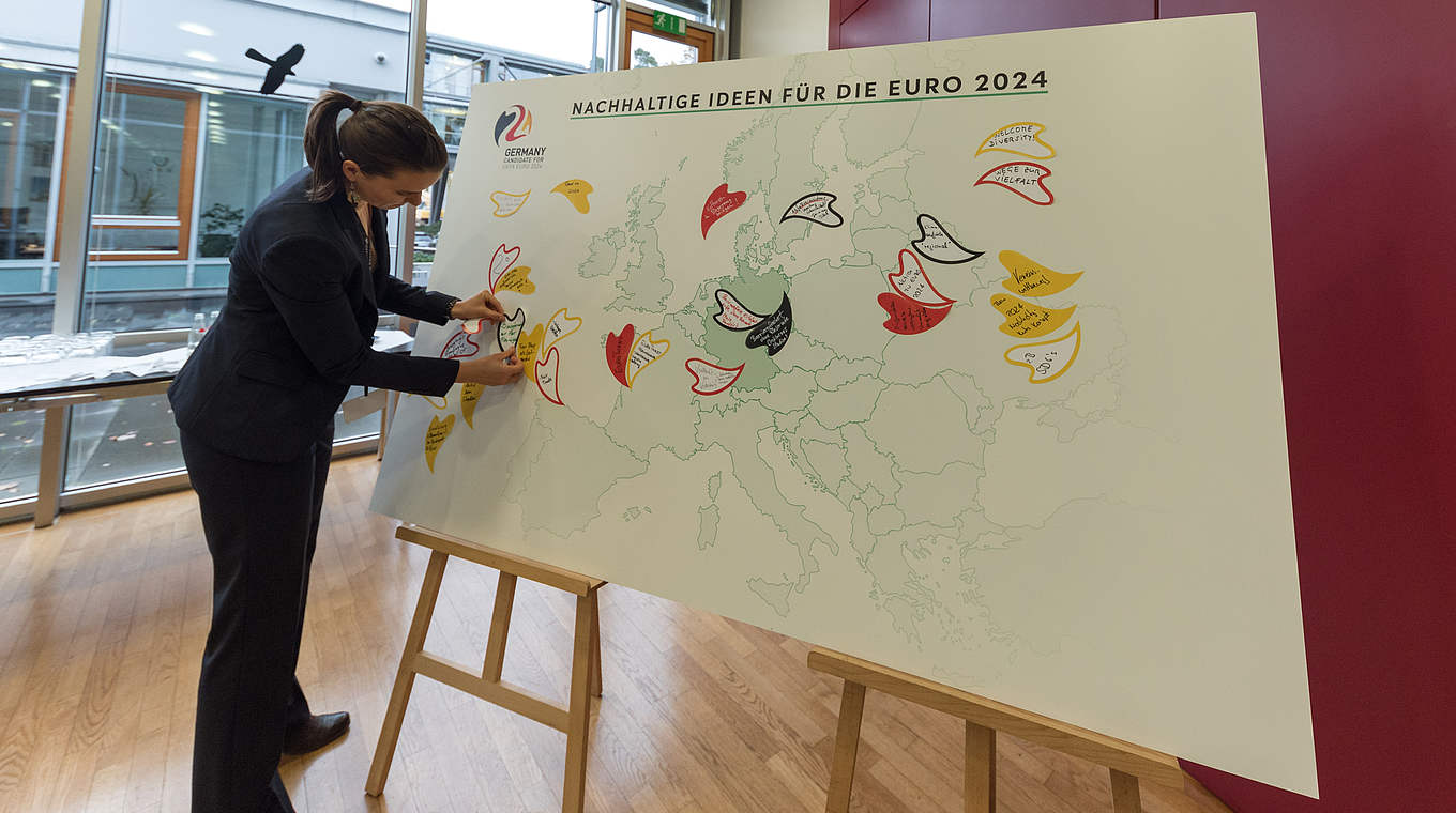 Nachhaltige Ideen für die Euro 2024: Die Arbeitsgruppen präsentieren ihre Ergebnisse © 2017 Getty Images