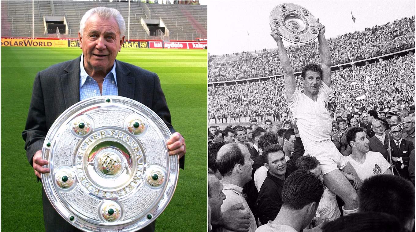Hans Schäfer: Deutscher Meister 1964 mit seinem Herzensklub 1. FC Köln © Getty Images/Collage DFB