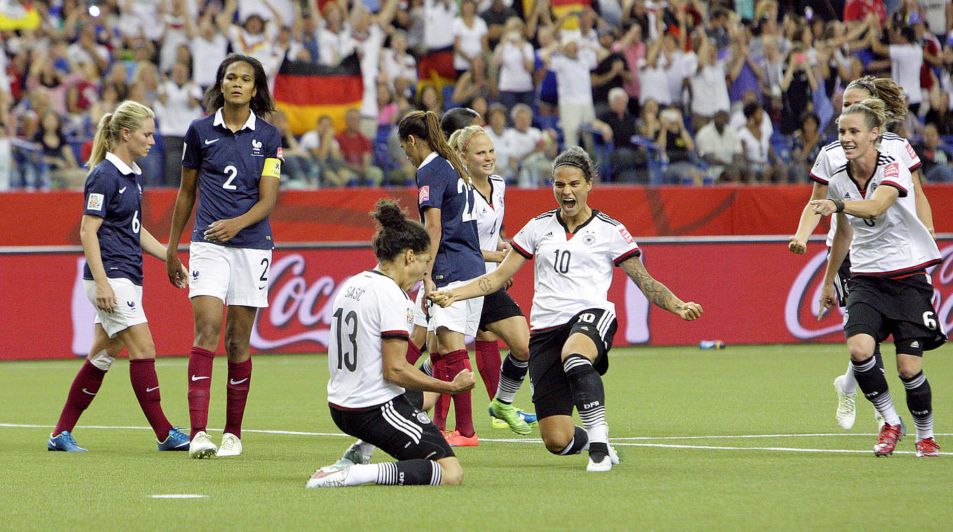 Dramatischer Sieg im WM-Viertelfinale 2015: Deutschland gewinnt nach Elfmetern © 2015 Getty Images