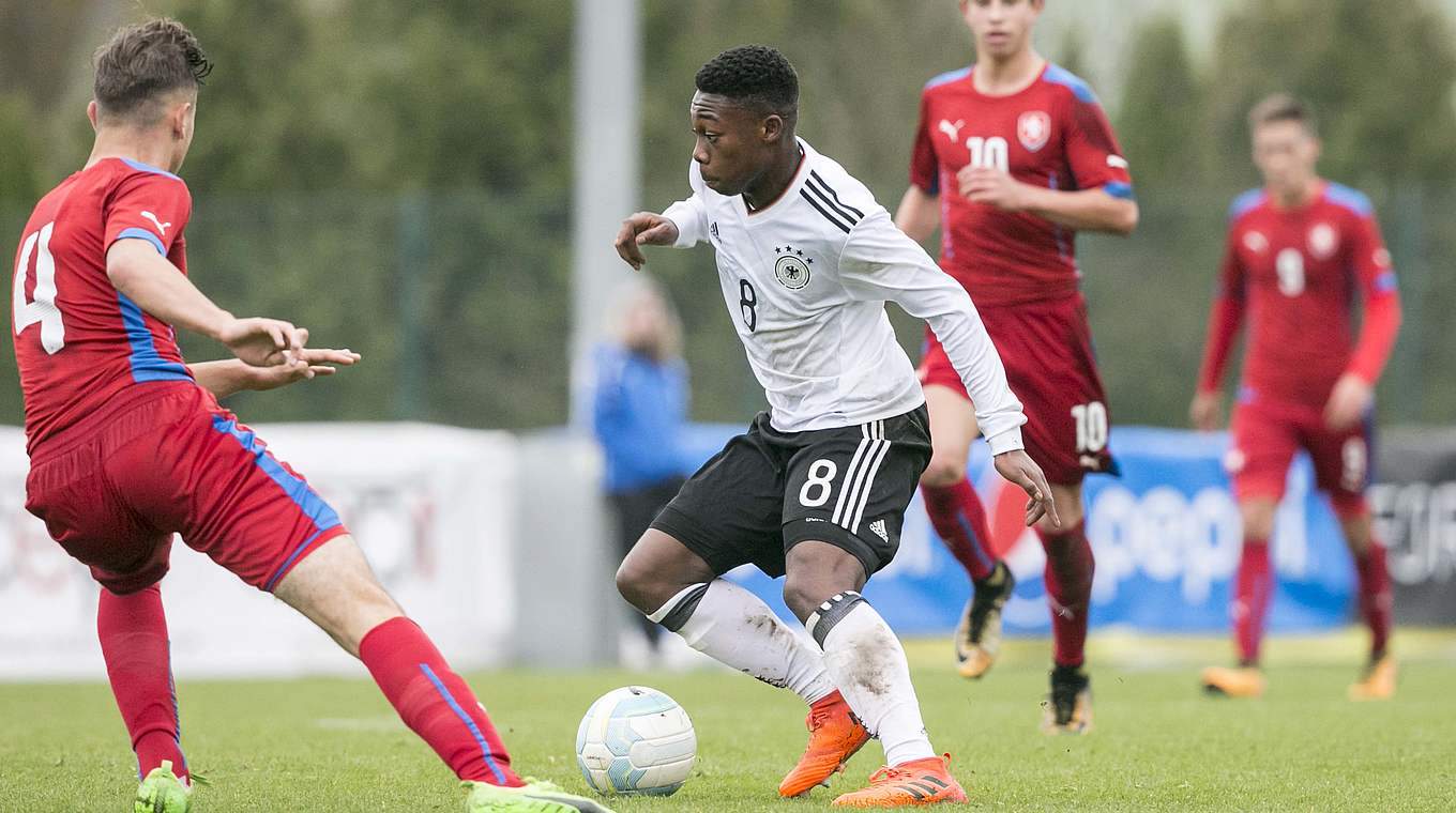 Trifft für Leverkusen beim Derbysieg: U 16-Nationalspieler Christopher Scott © 2017 Getty Images
