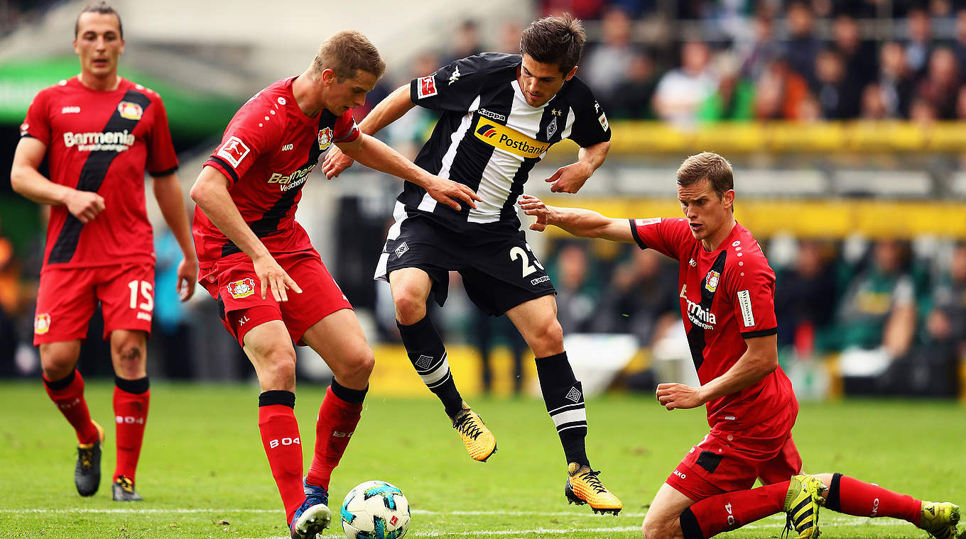 Bittere Heimniederlage: Im Oktober verlor Gladbach 1:5 gegen Leverkusen © 2017 Getty Images