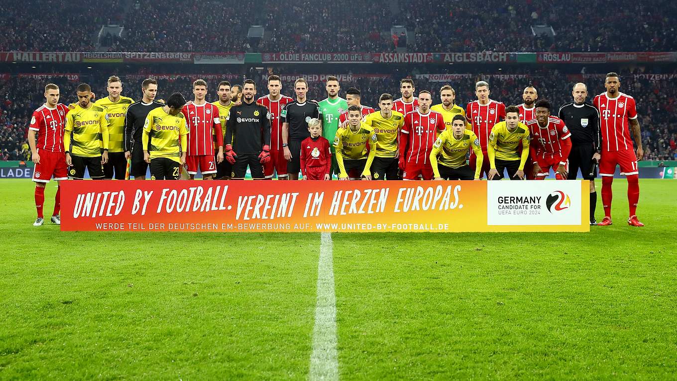 United by Football PokalTeams unterstützen EUROBewerbung DFB