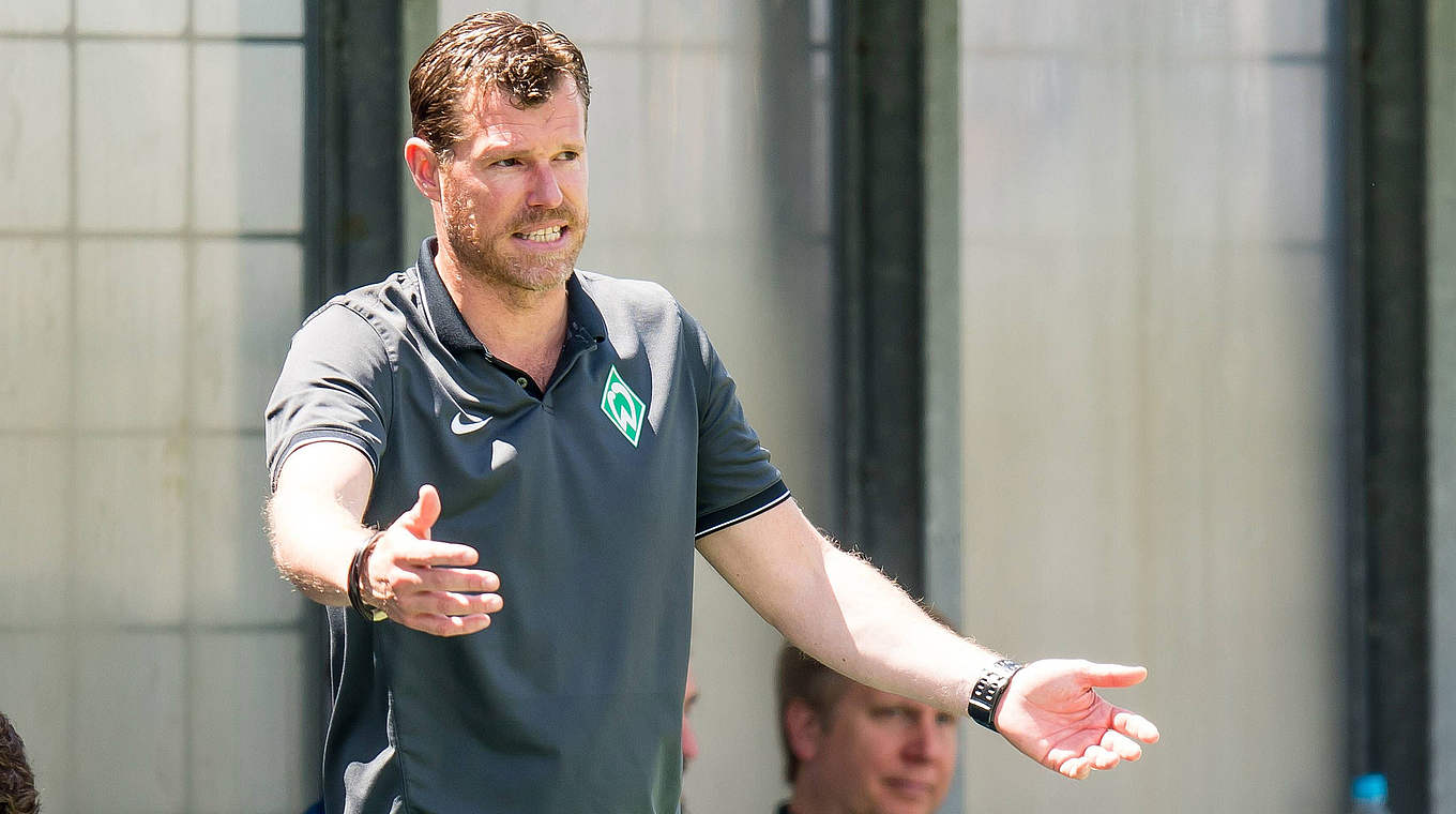 Starke Serie: Werder-Trainer Marco Grote siegt zum fünften Mal in Folge © imago/Nordphoto