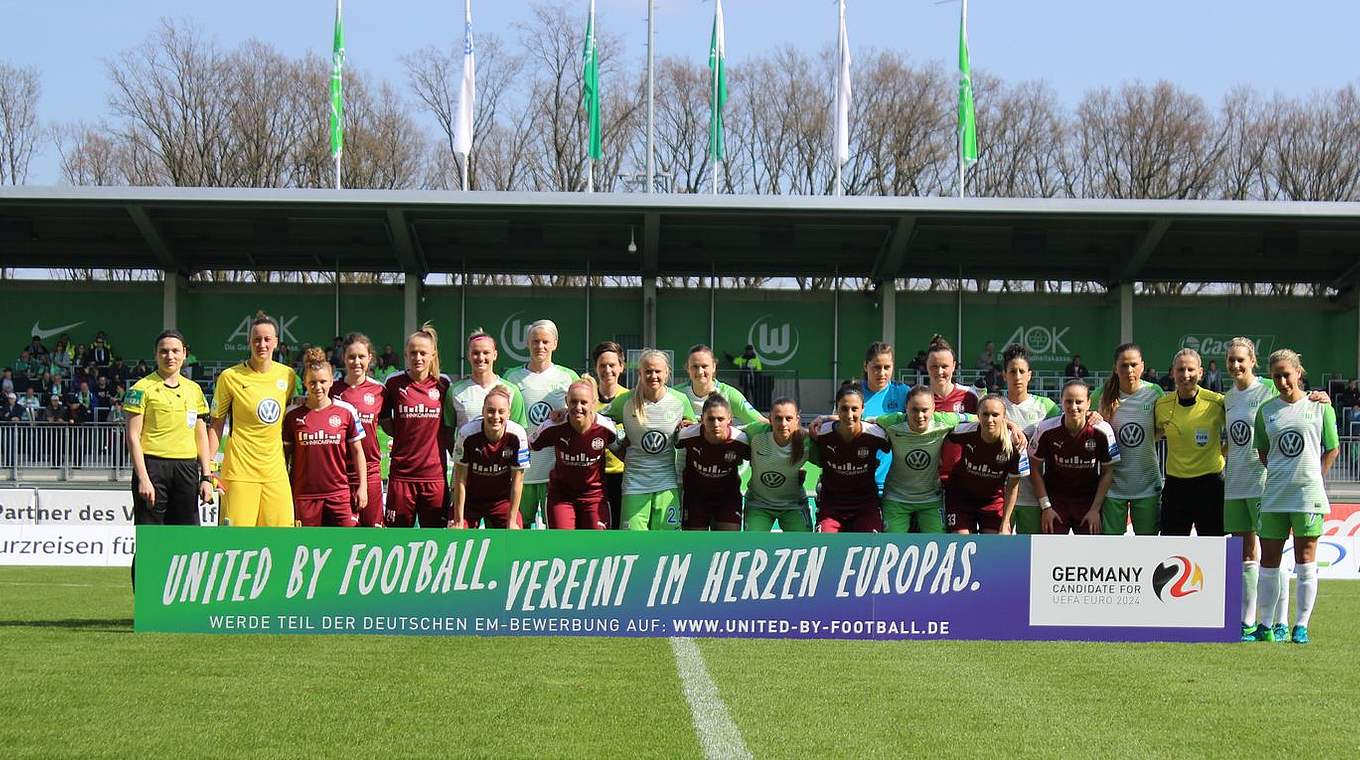 Gemeinsam für die EURO 2024 in Wolfsburg ... © DFB