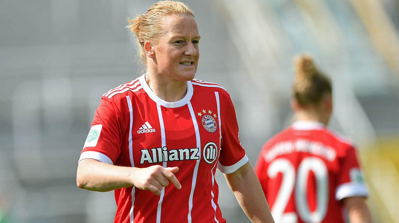 Bayern-Führungsspielerin Behringer: "Das Finale zu erreichen, war für uns ein Traum" © 2018 Getty Images