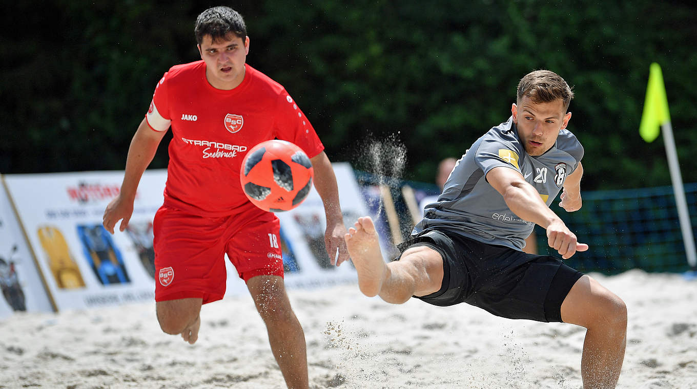 Das war der 2. Spieltag der BeachsoccerLiga in München DFB