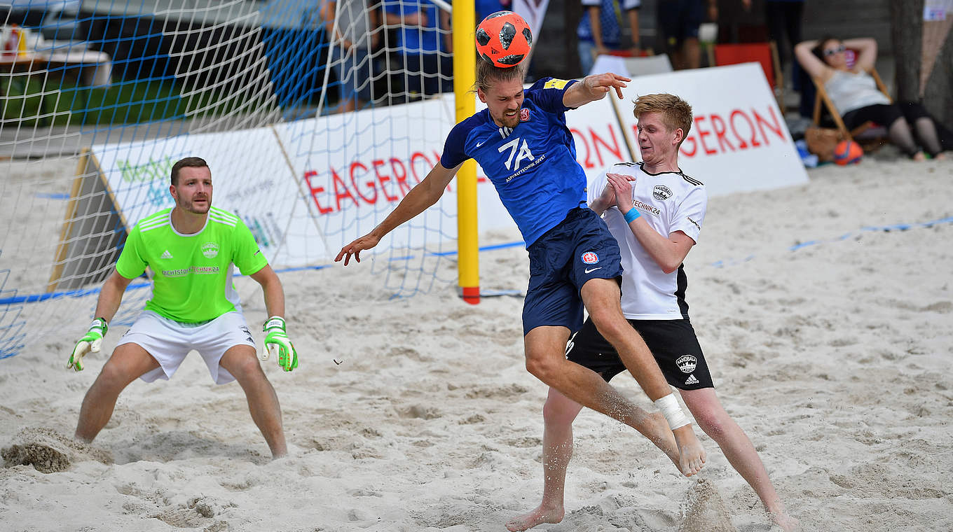 Das war der 2. Spieltag der BeachsoccerLiga in München DFB