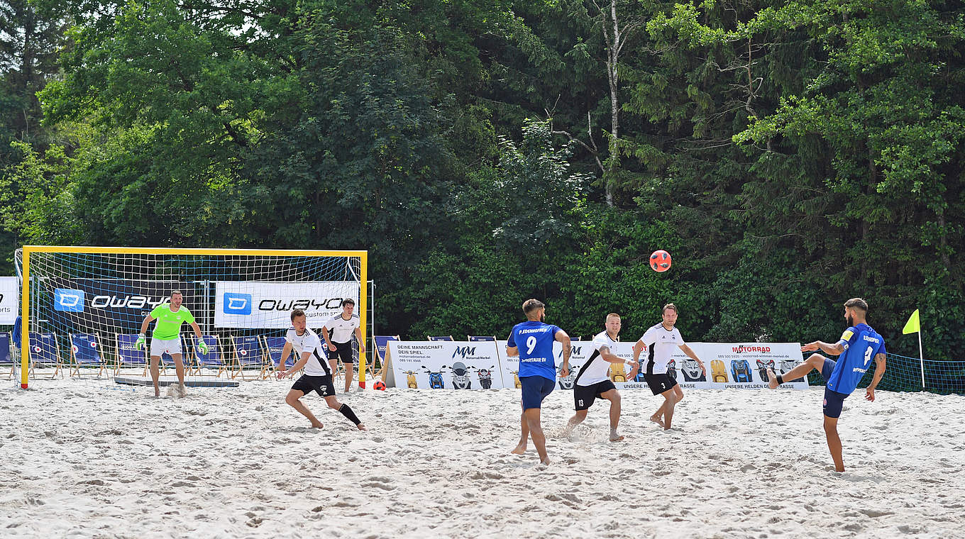Das war der 2. Spieltag der BeachsoccerLiga in München DFB