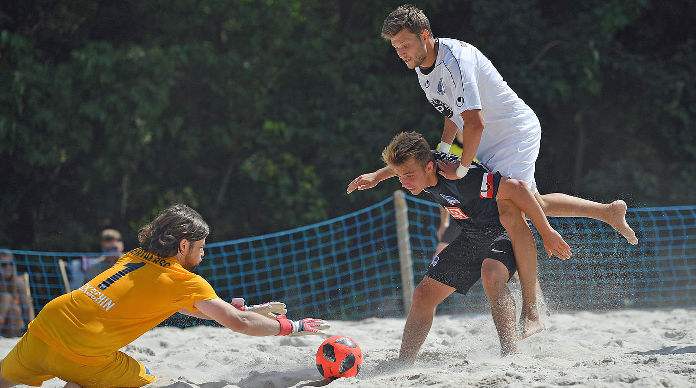 Das war der 2. Spieltag der BeachsoccerLiga in München DFB