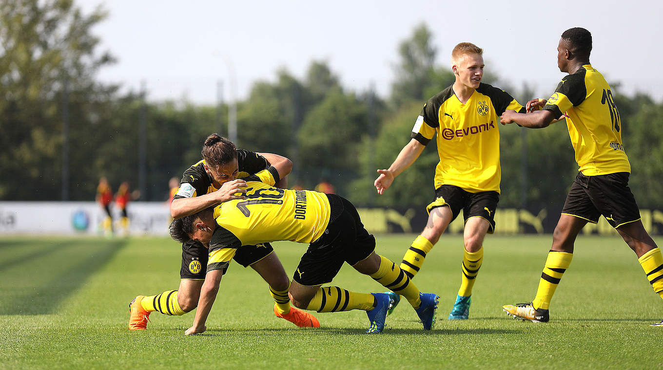 Bislang sechsmal B-Junioren-Meister: Borussia Dortmund © 2018 Getty Images